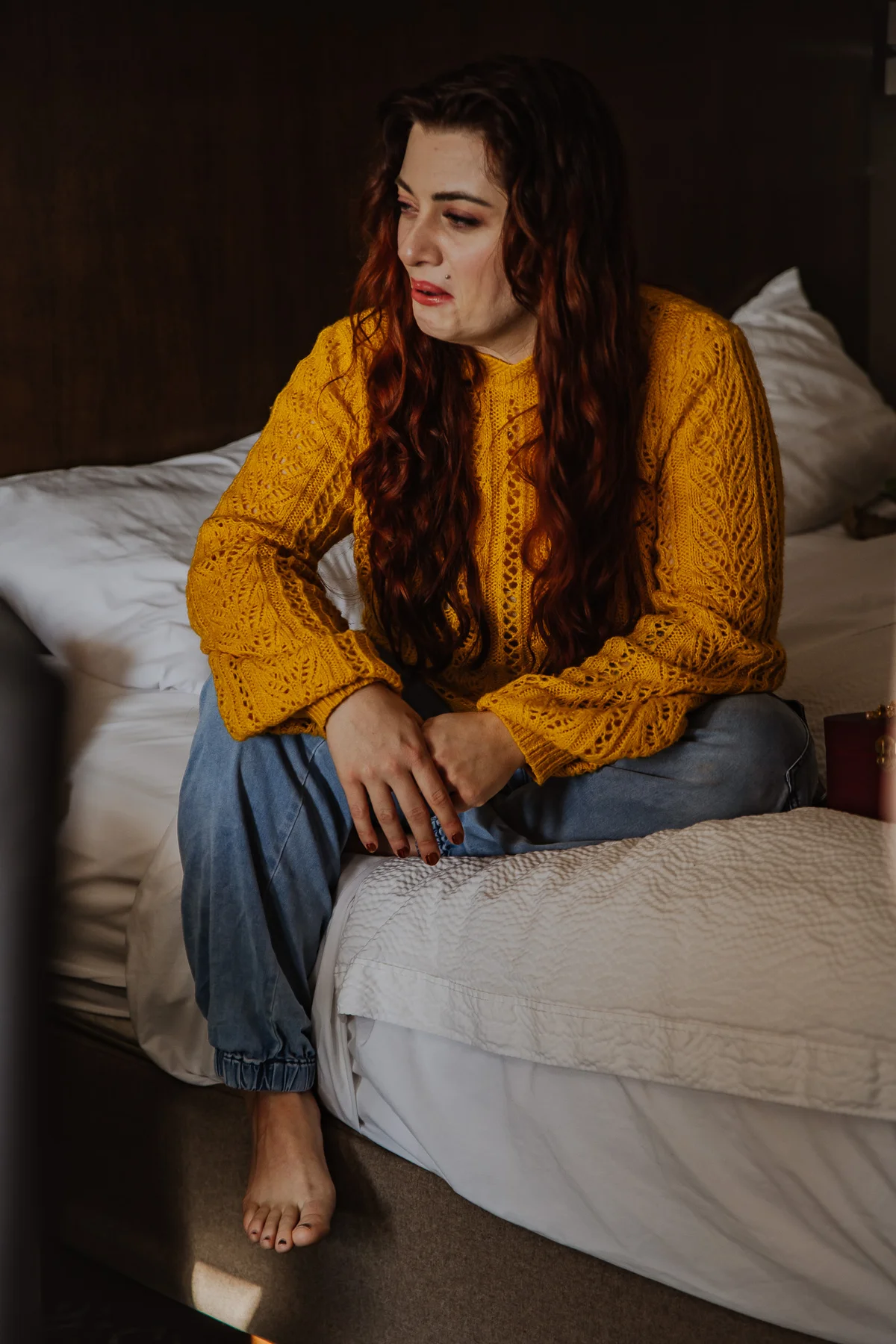 Quiet intimate portrait in soft natural light